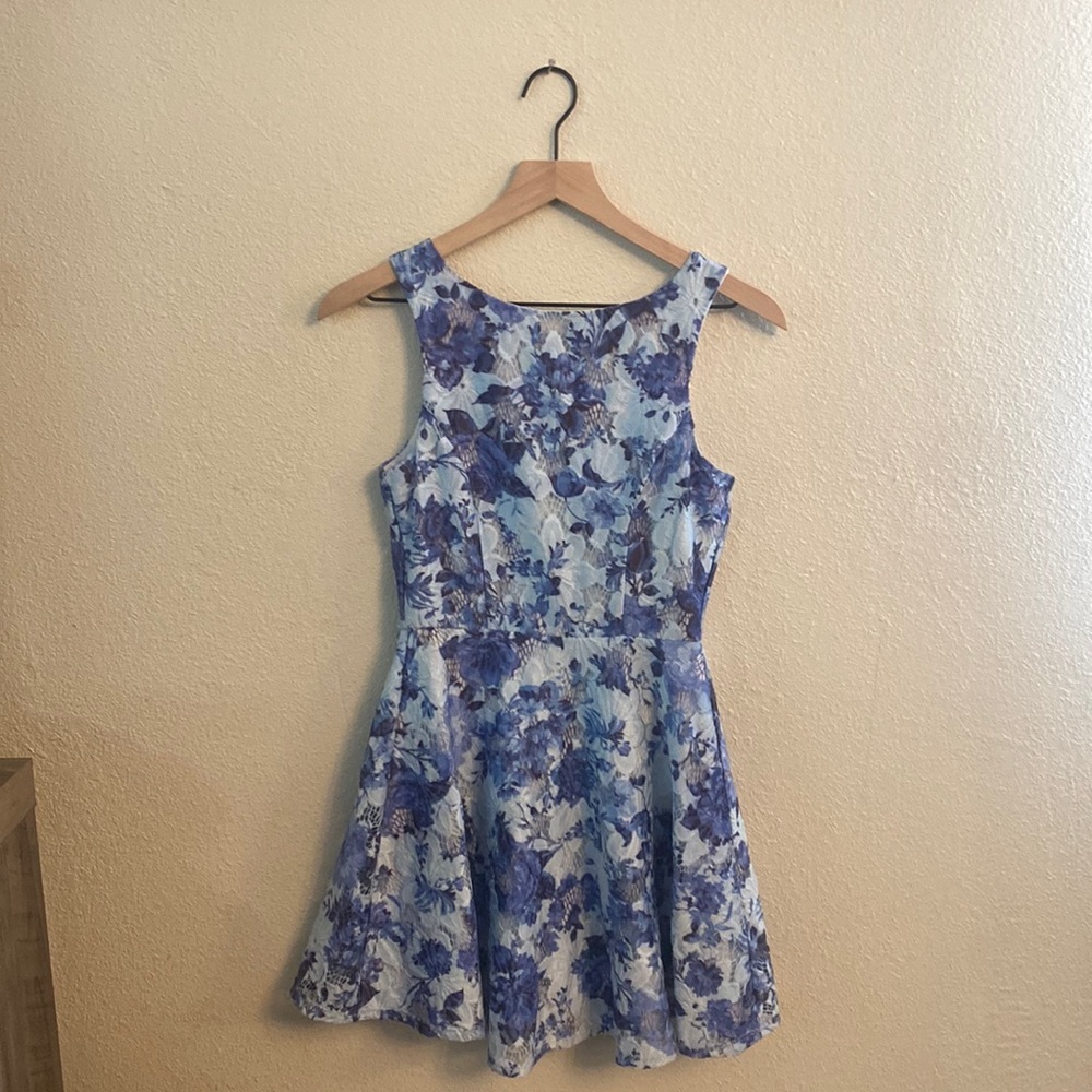 Blue dress